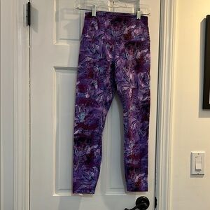lululemon athletica Purple Patterned Leggings